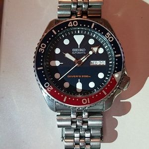SEIKO Diver's, night glow Wristwatch Mens  Watch